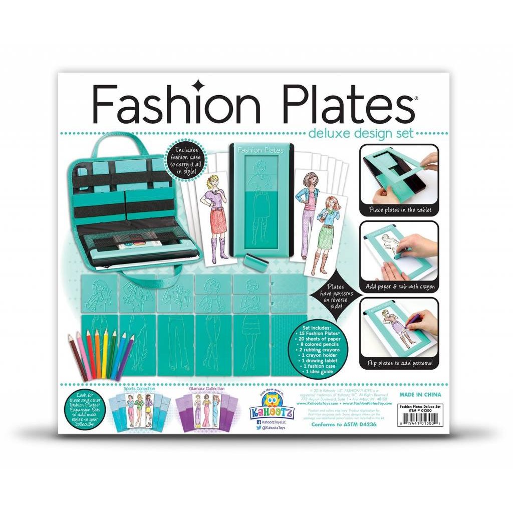 Fashion Plates Drawing Set