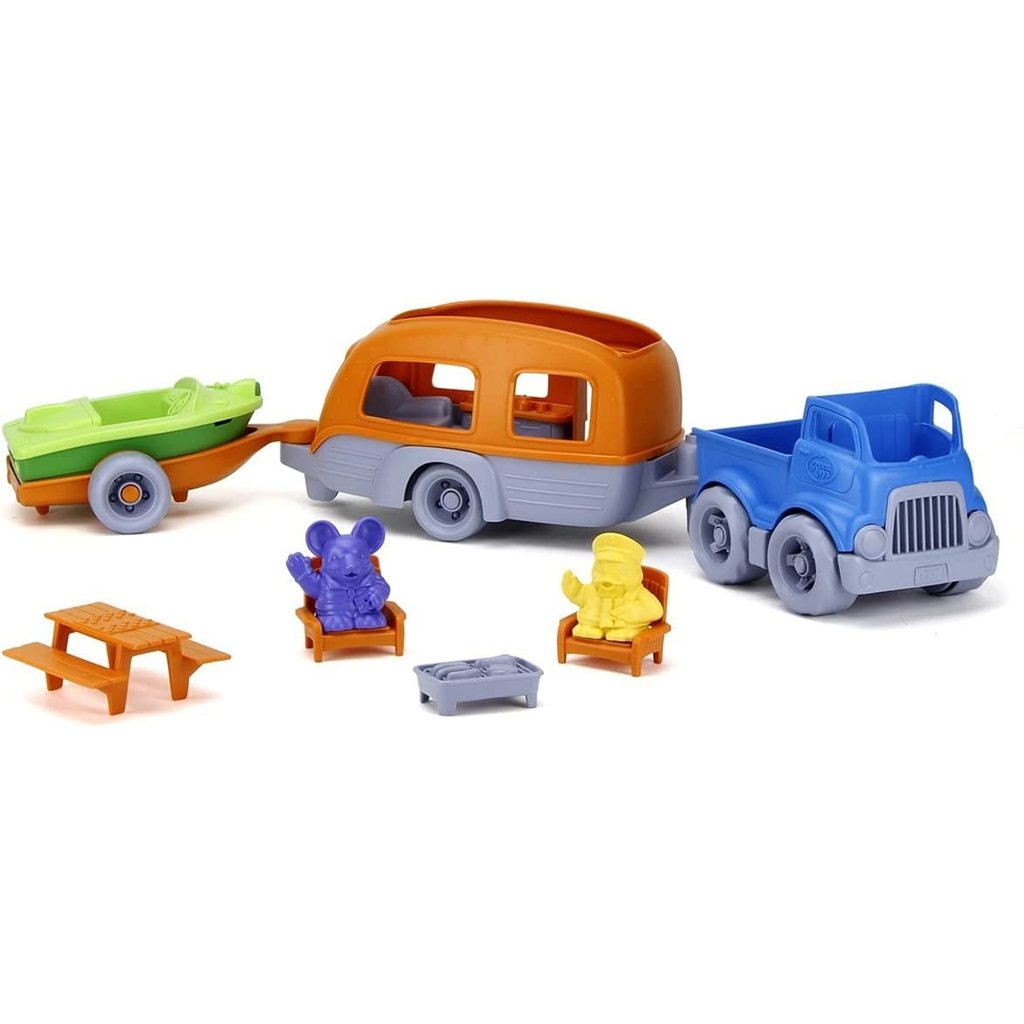 GREEN TOYS RECYCLED RV CAMPER SET