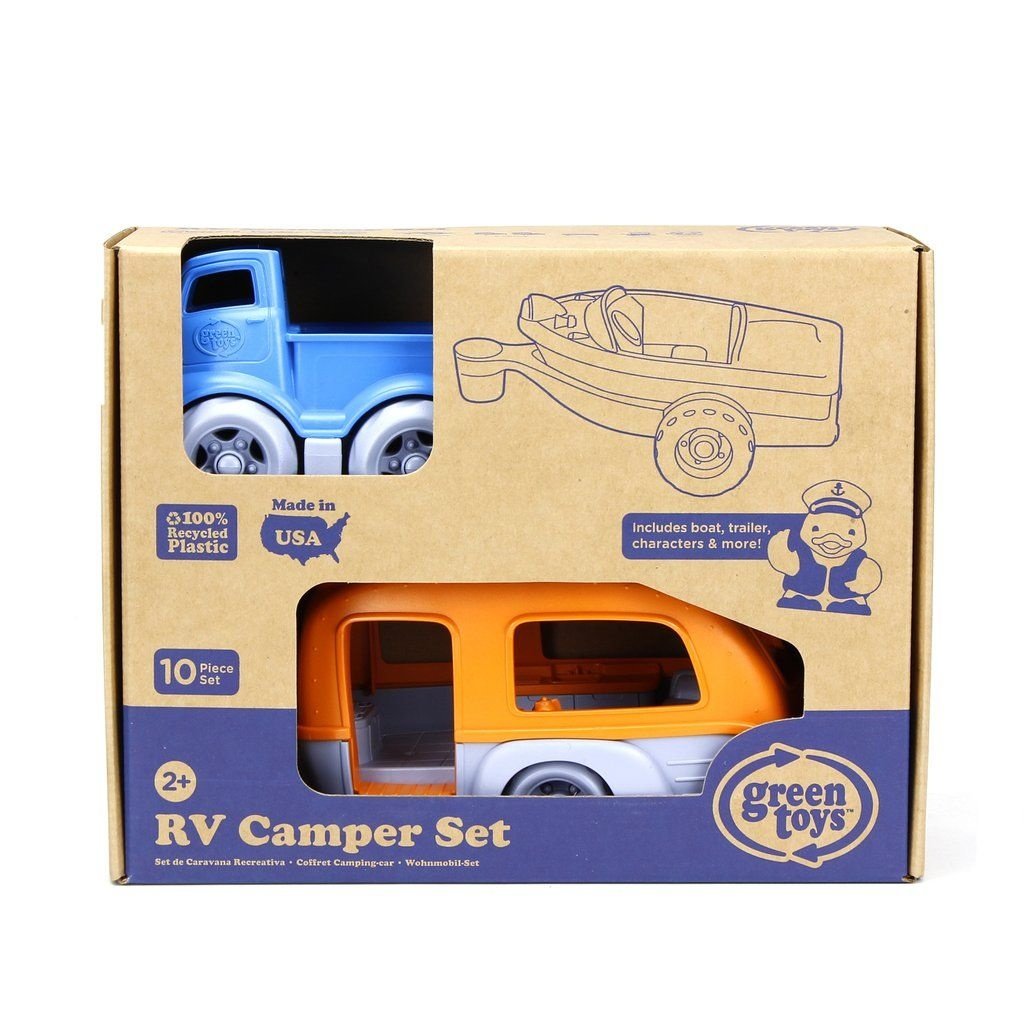 GREEN TOYS RECYCLED RV CAMPER SET