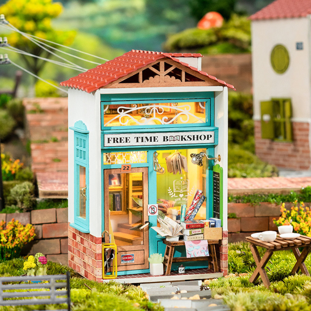 DIY Miniature House Kit Emily's Flower Shop - Hands Craft