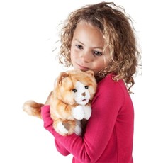 FOLKMANIS INC ORANGE TABBY KITTEN PUPPET