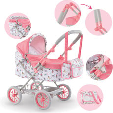 COROLLE COROLLE DOLL CARRIAGE & DIAPER BAG