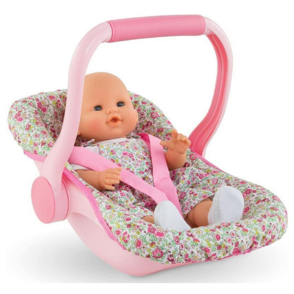 COROLLE FLORAL BABY DOLL CAR SEAT