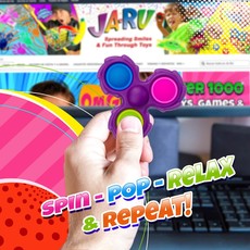 JA-RU PUSH N POP SPINNER