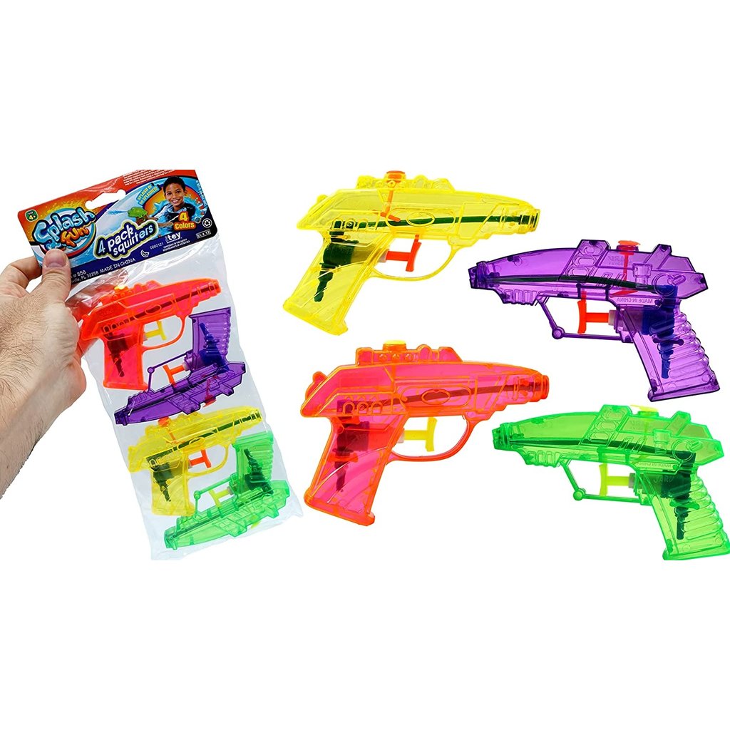 JA-RU WATER  SQUIRTERS 4 PACK