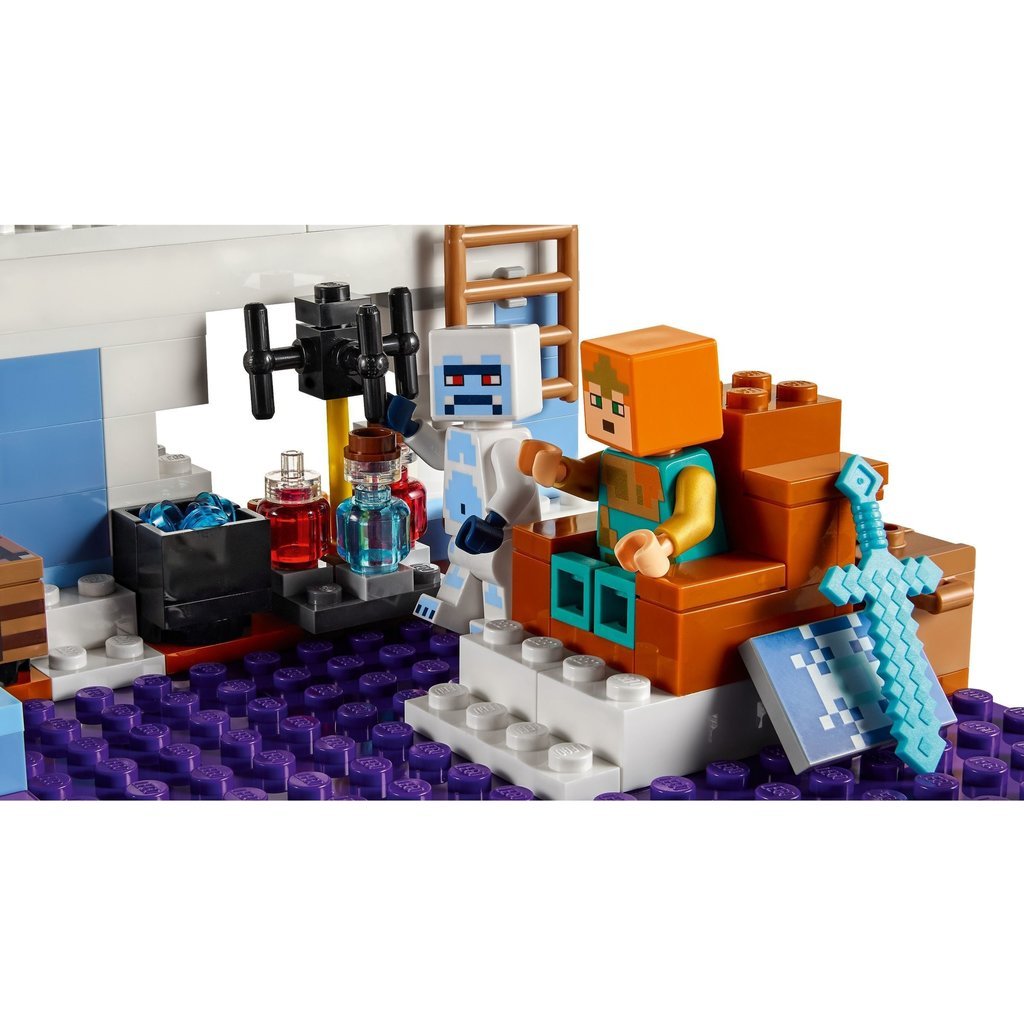 minecraft lego herobrine set