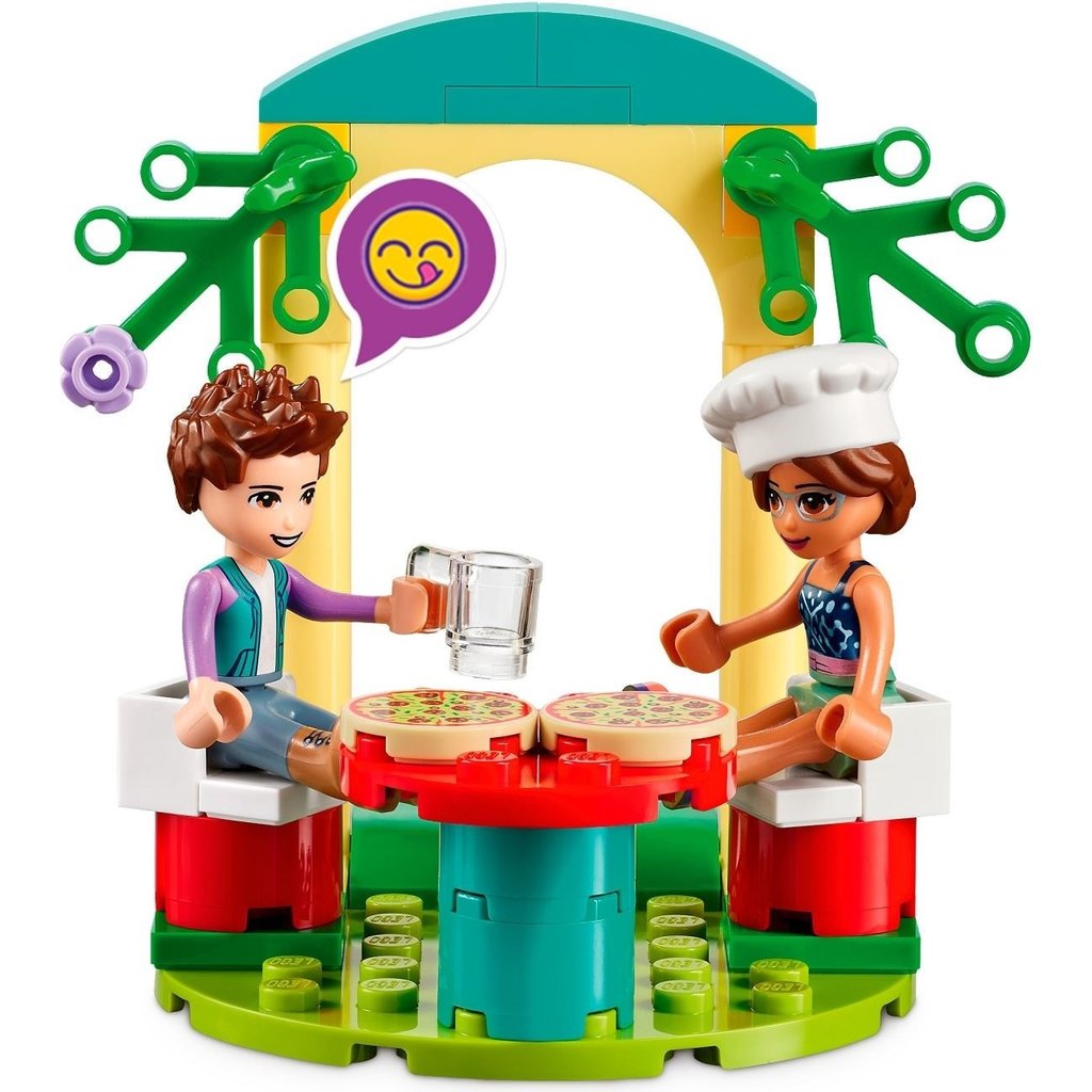 LEGO Friends 41705 La Pizzeria di Heartlake City, con Pizza, Cibo