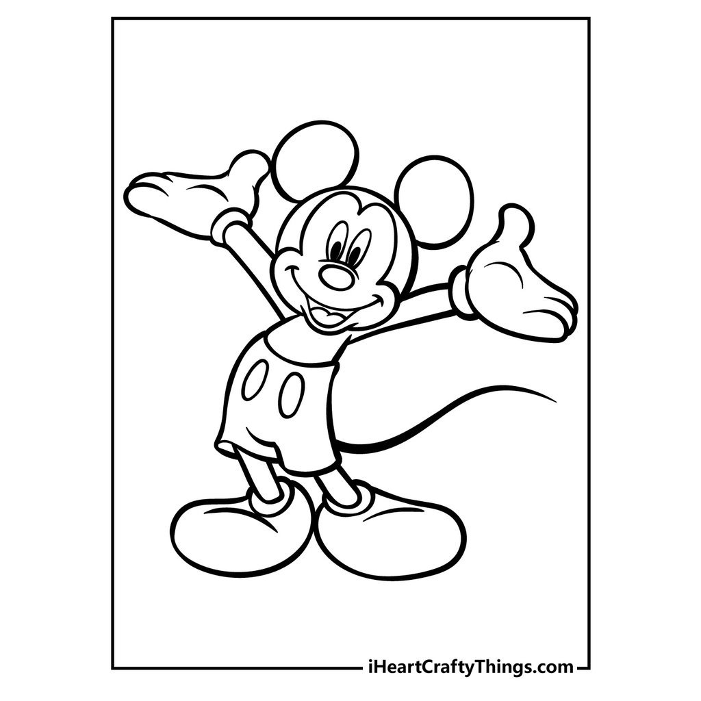 MASTER TOY CARTOON INSPIRED COLORING BOOKS MICKEY & MINNIE