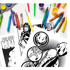 MASTER TOY HERO INSPIRED COLORING BOOKS MARVEL