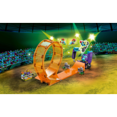 LEGO SMASHING CHIMPANZEE STUNT LOOP**