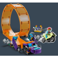 LEGO SMASHING CHIMPANZEE STUNT LOOP**