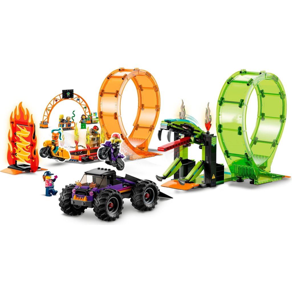 LEGO DOUBLE LOOP STUNT ARENA**