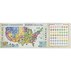 50 STATE COMMEMORATIVE QUARTERS COLLECTOR'S MAP