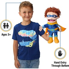 SILLY PUPPETS SUPERHERO BOY PUPPET