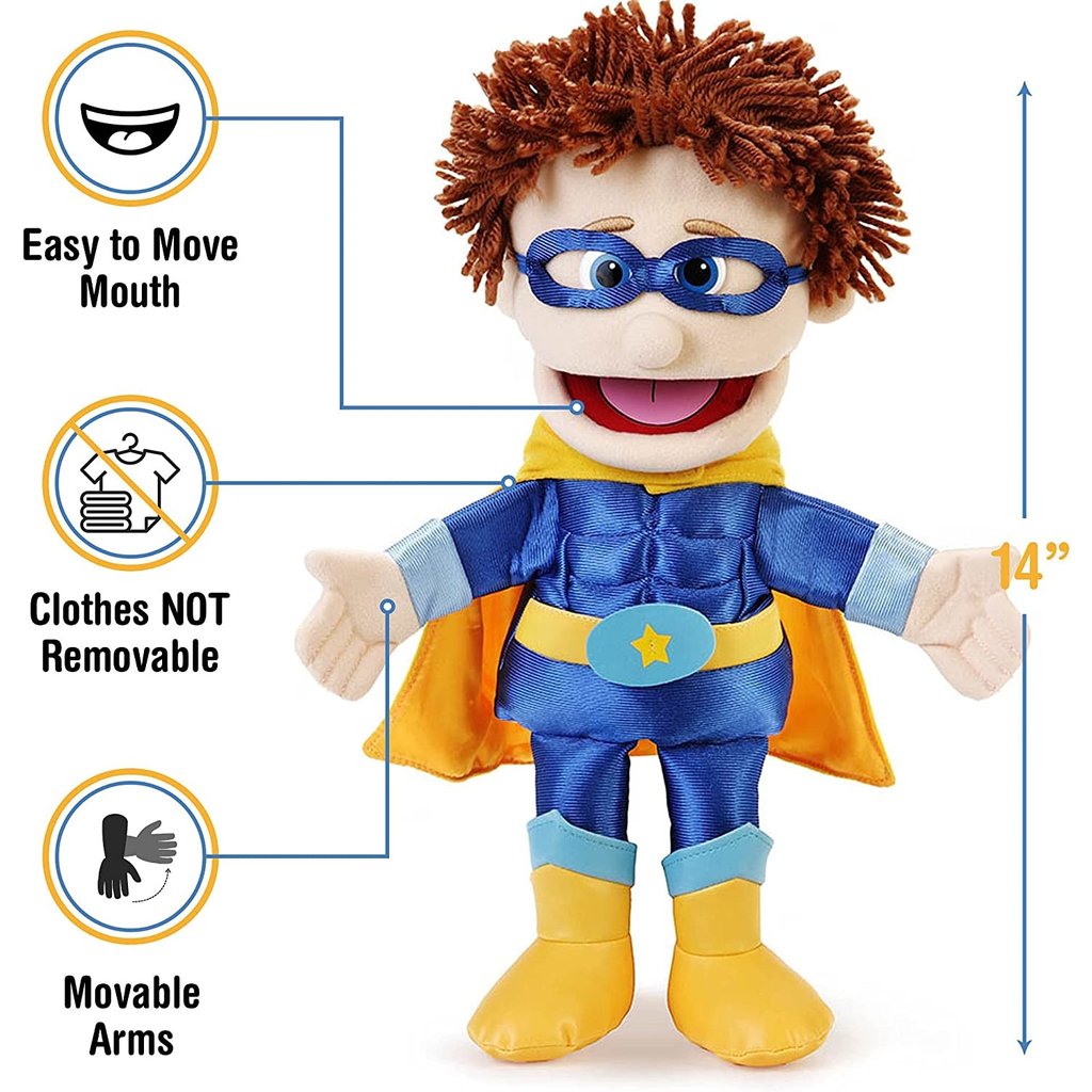 SILLY PUPPETS SUPERHERO BOY PUPPET