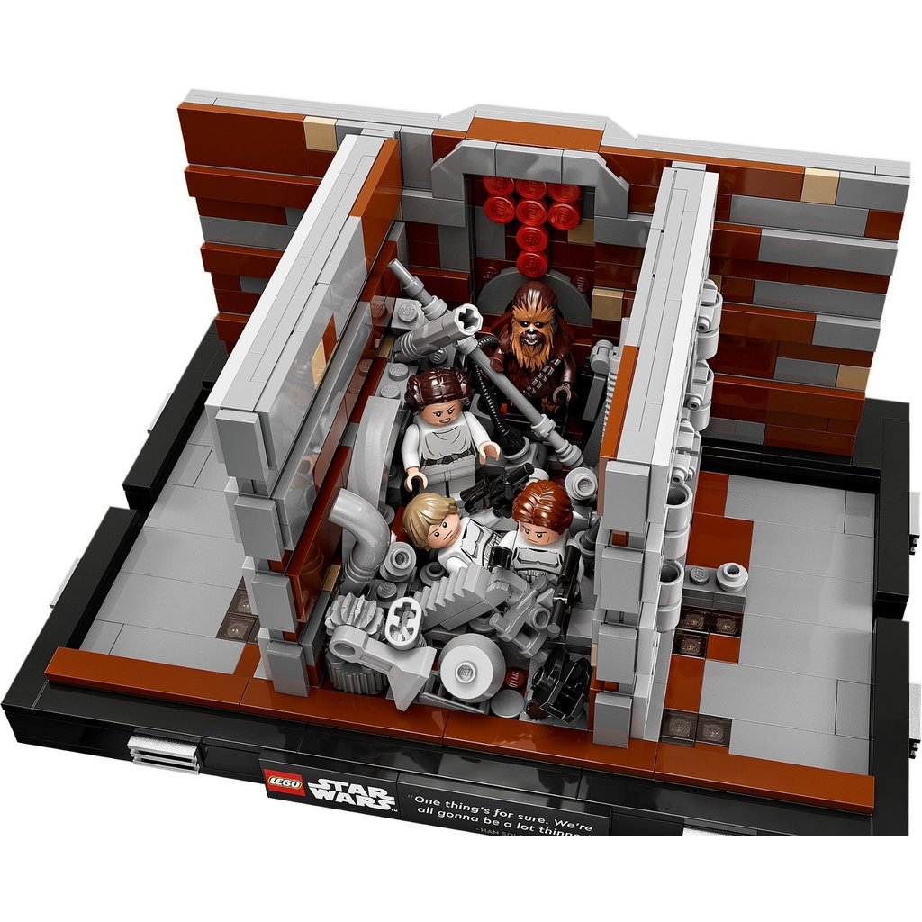 LEGO DEATH STAR TRASH COMPACTOR DIORAMA