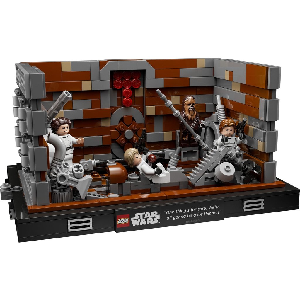 LEGO DEATH STAR TRASH COMPACTOR DIORAMA