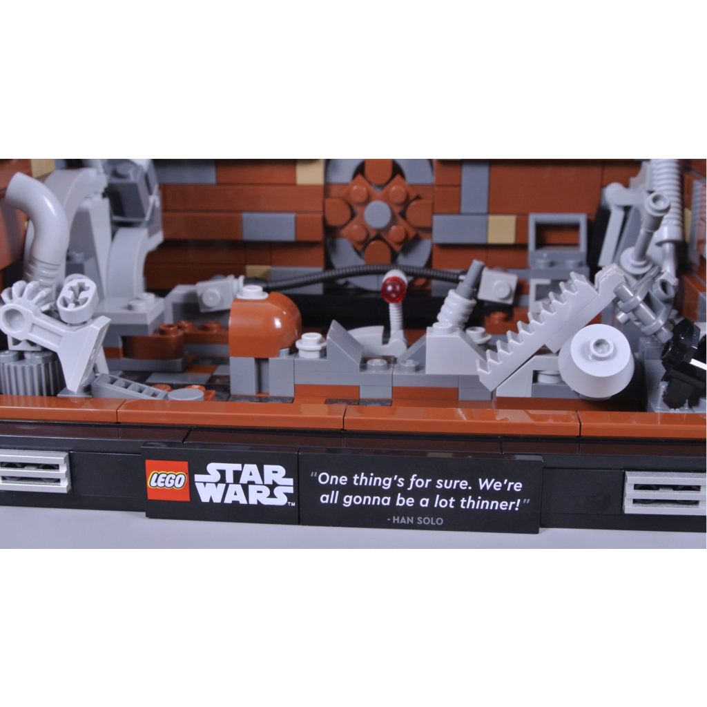 LEGO DEATH STAR TRASH COMPACTOR DIORAMA