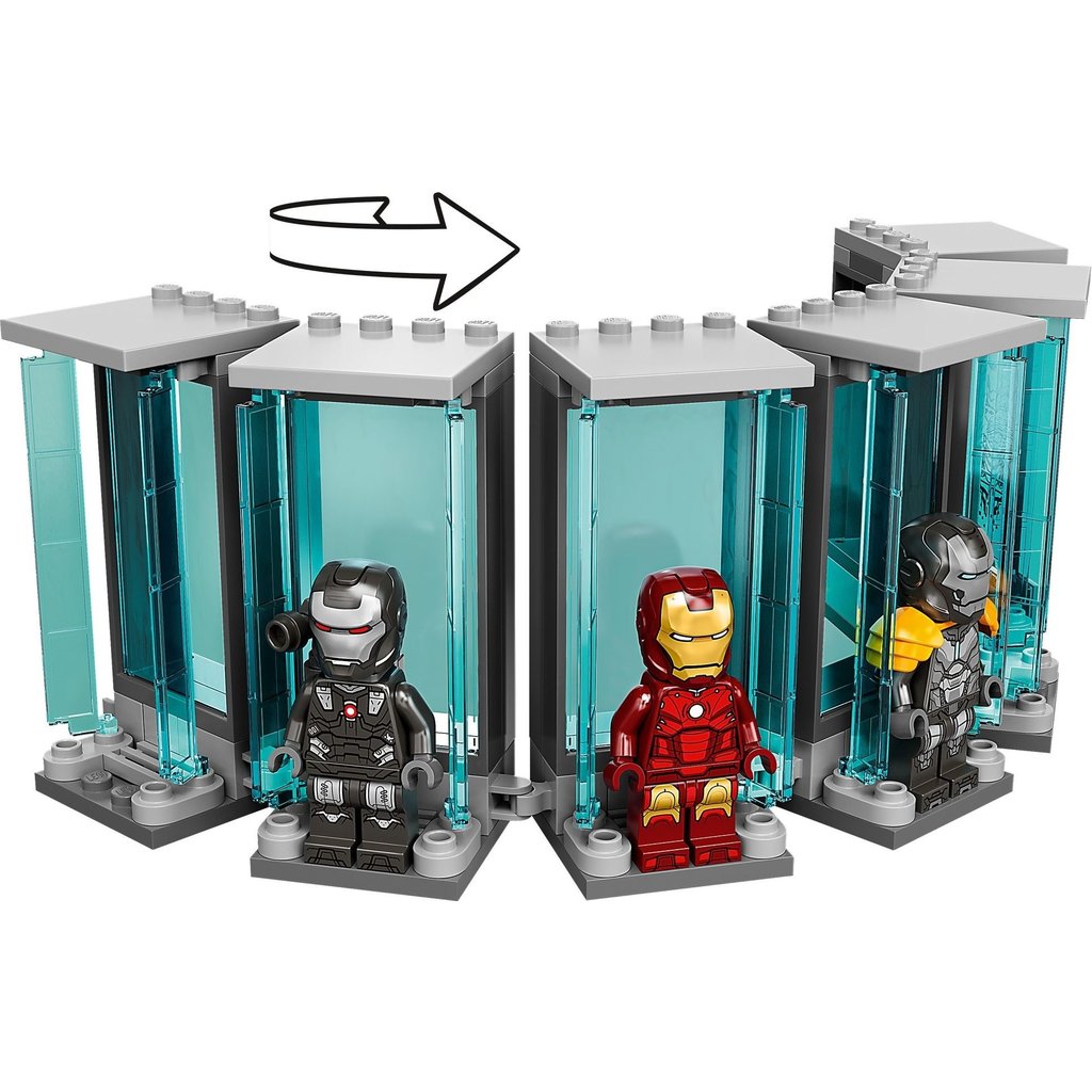 LEGO Marvel Iron Man Armory building set shows you where the superhero  stores his suits » Gadget Flow, lego marvel