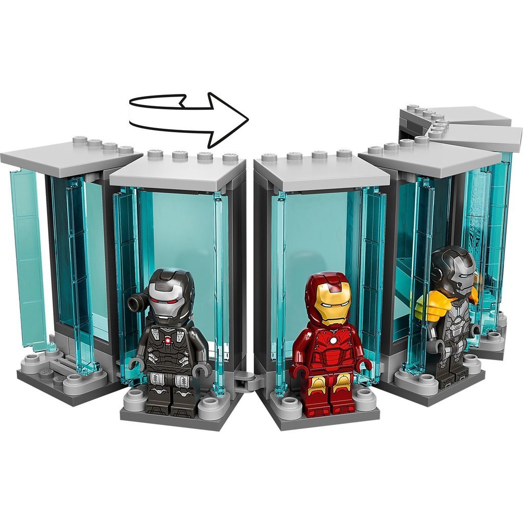 LEGO Marvel Iron Man Armory building set shows you where the superhero  stores his suits » Gadget Flow, lego marvel