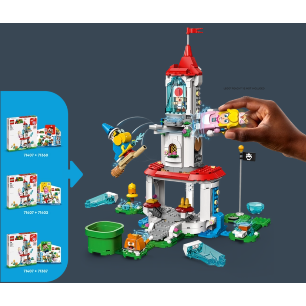 LEGO CAT PEACH SUIT AND FROZEN TOWER EXPANSION SET