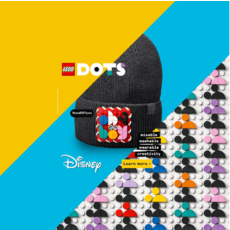  LEGO DOTS Disney Mickey and Minnie Mouse Stitch-On Patch 41963,  DIY Toy Badge Making Kit to Decorate Clothes, Backpacks and More, Craft Kit  for Kids Aged 8 Plus : Toys 