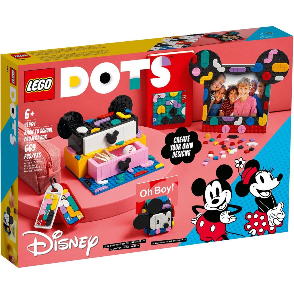 LEGO MICKEY & MINNIE MOUSE BACK TO SCHOOL PROJECT BOX**