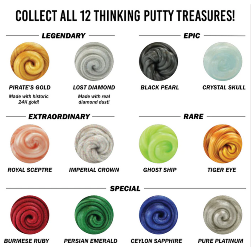 CRAZY AARONS PUTTY MINI TREASURE SURPRISE THINKING PUTTY*