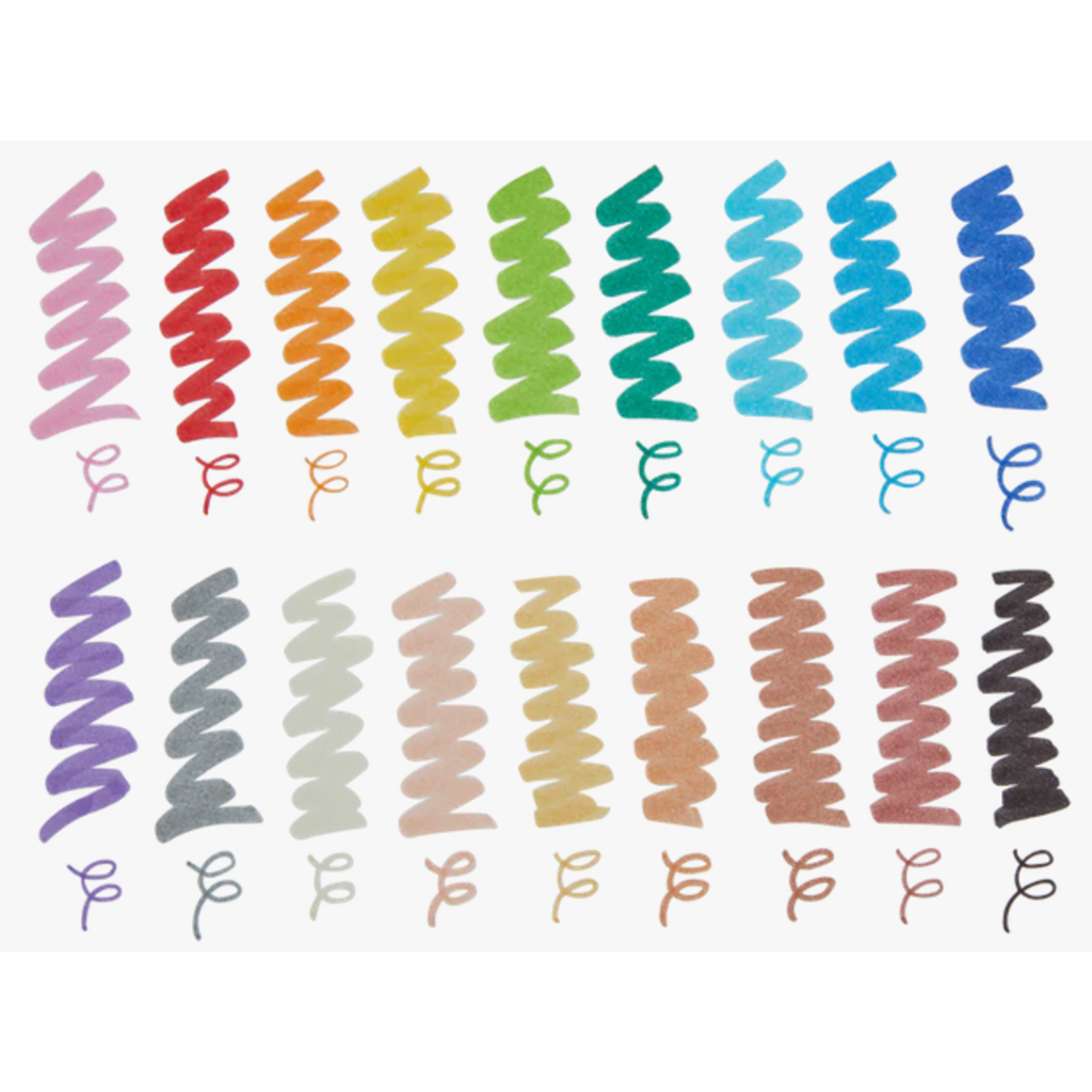 OOLY COLOR TOGETHER BRUSH & FINE TIPPED MARKERS