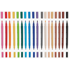 OOLY COLOR TOGETHER BRUSH & FINE TIPPED MARKERS