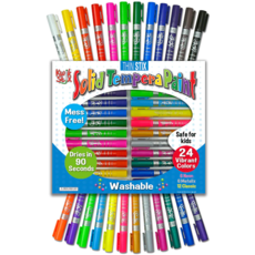 KWIK STIX THIN STIX TEMPERA PAINT 24 PACK