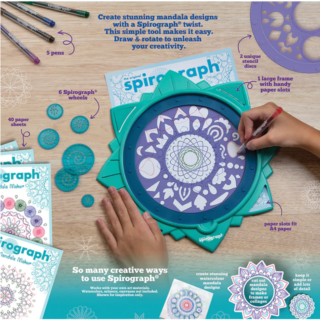 The Original Spirograph Mandala Maker - Best for Ages 8 to 12