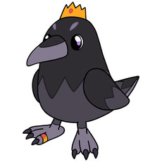 SQUISHABLE KING RAVEN SQUISHABLE MINI