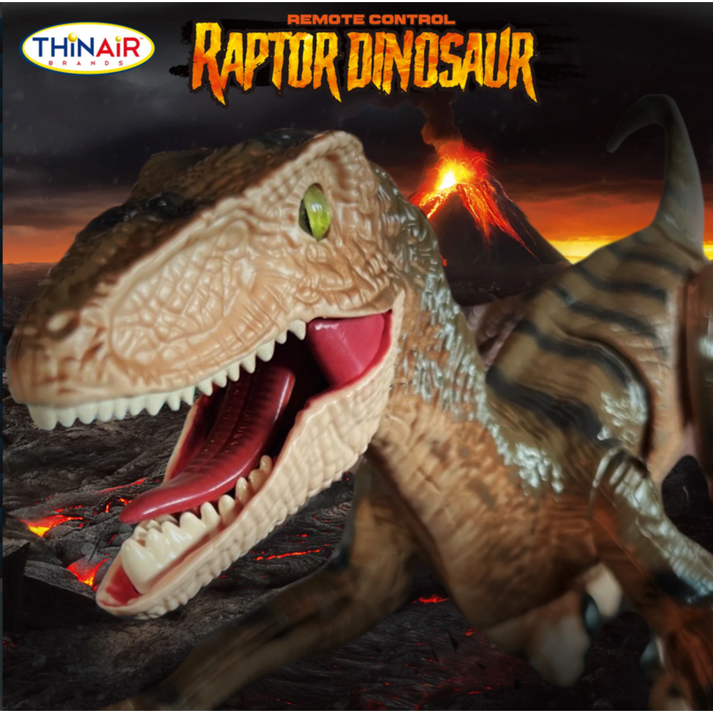 THIN AIR BRANDS RC RAPTOR DINOSAUR