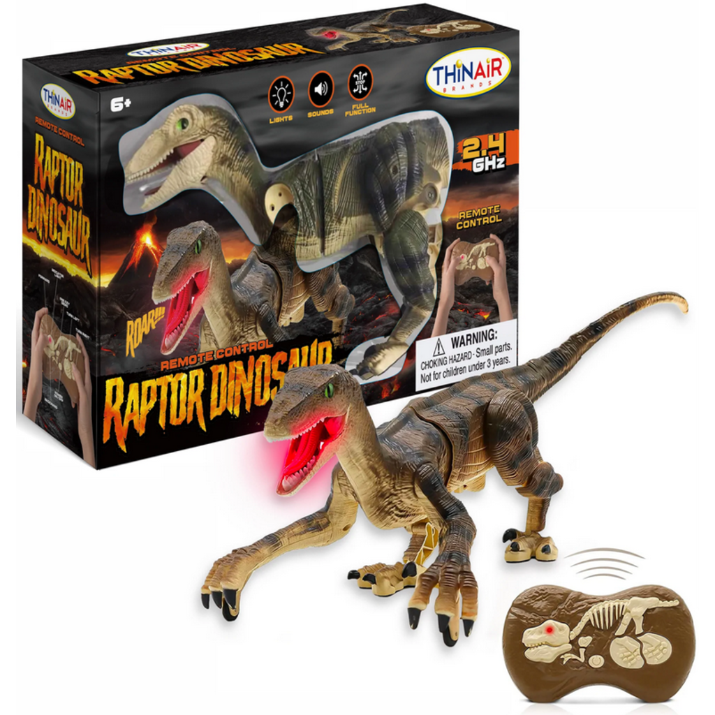 THIN AIR BRANDS RC RAPTOR DINOSAUR