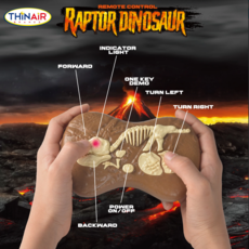 THIN AIR BRANDS RC RAPTOR DINOSAUR