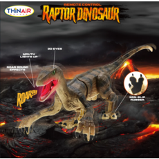 THIN AIR BRANDS RC RAPTOR DINOSAUR