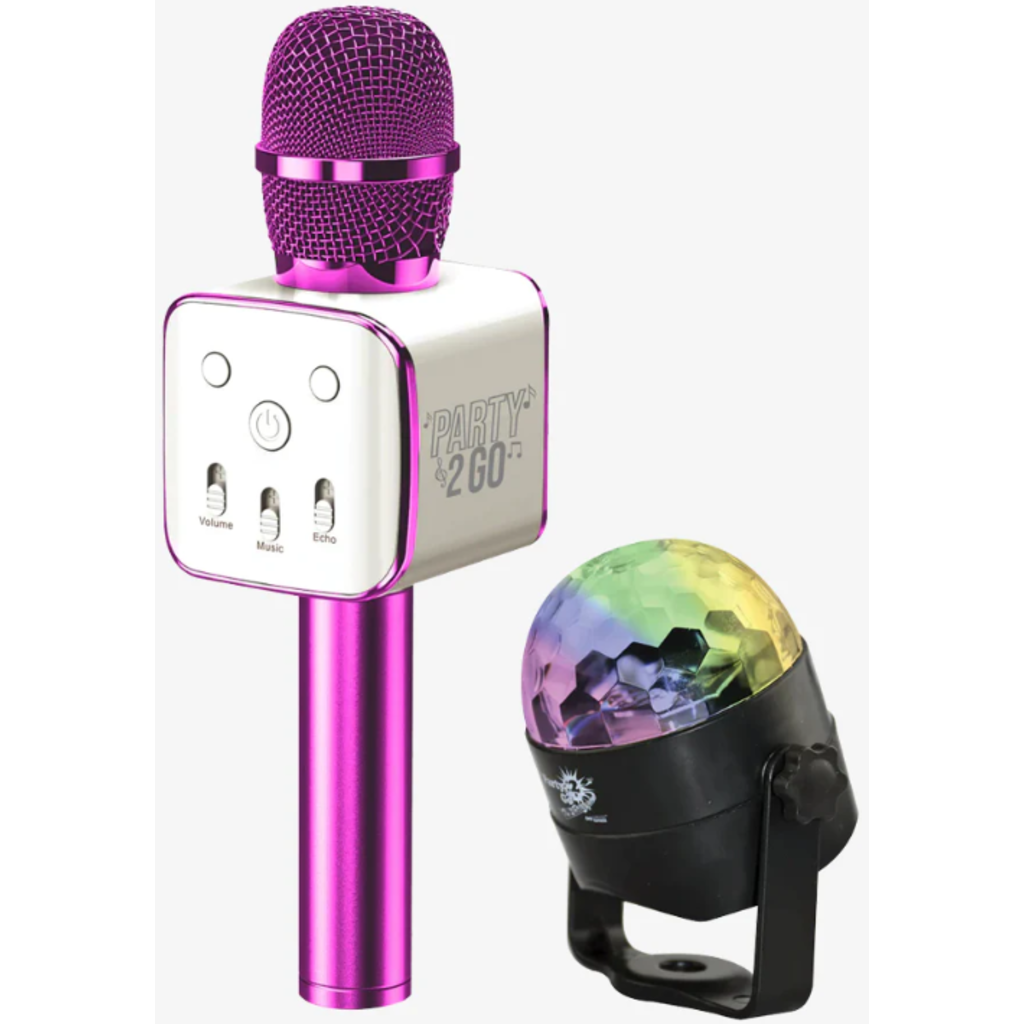 Children's Microphone Wireless Karaoke Bluetooth Speaker Pink, Toys \  Music and instruments