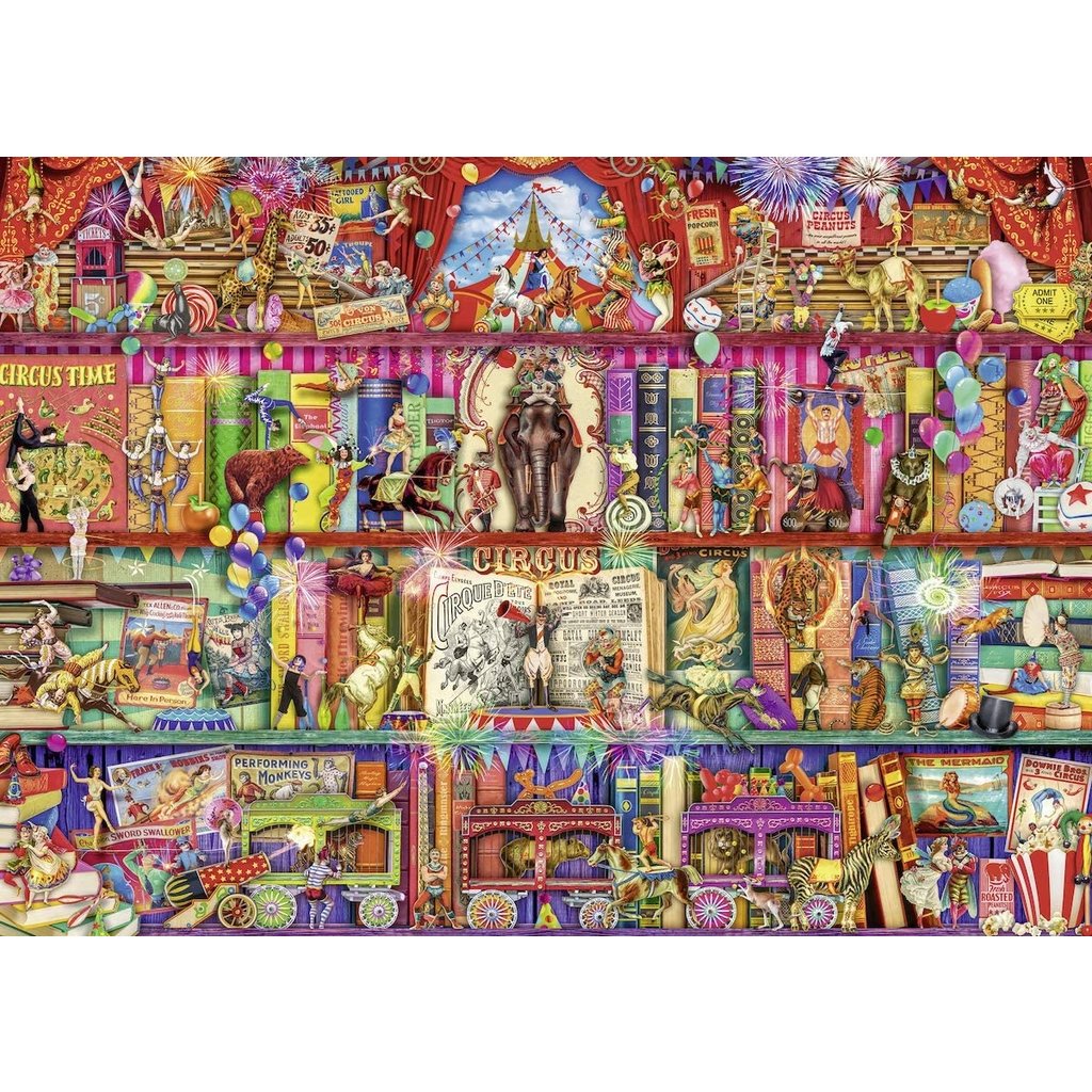 RAVENSBURGER USA GREATEST SHOW ON EARTH 1000 PIECE PUZZLE