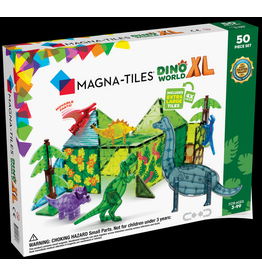 MAGNA-TILES MAGNA-TILES DINO WORLD XL 50 PIECE SET