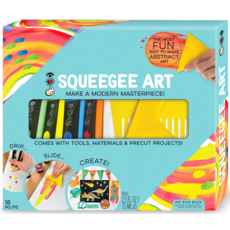 BRIGHT STRIPES SQUEEGEE ART**