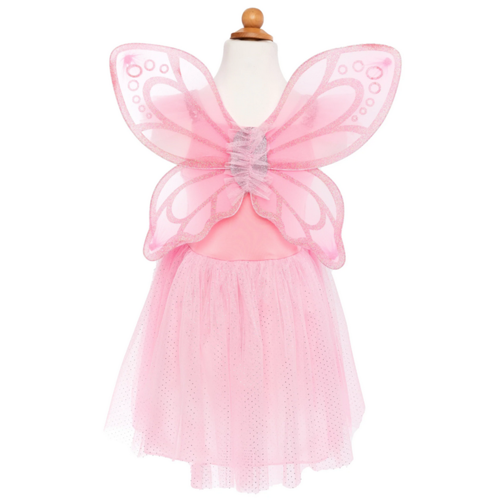 GREAT PRETENDERS PINK SEQUINS BUTTERFLY DRESS & WINGS