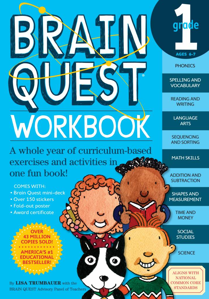 BRAIN QUEST WORKBOOK GRADE 1