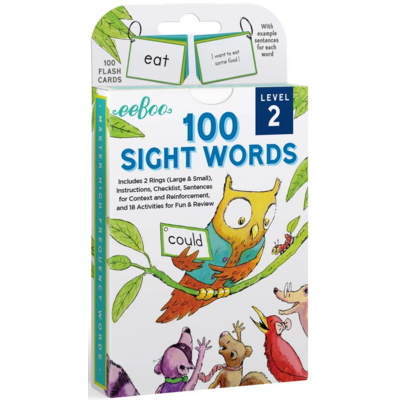 EEBOO SIGHT WORDS FLASH CARDS
