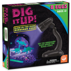 DIG IT UP! DIG IT UP! GLOW IN THE DARK DINOSAUR EGGS**