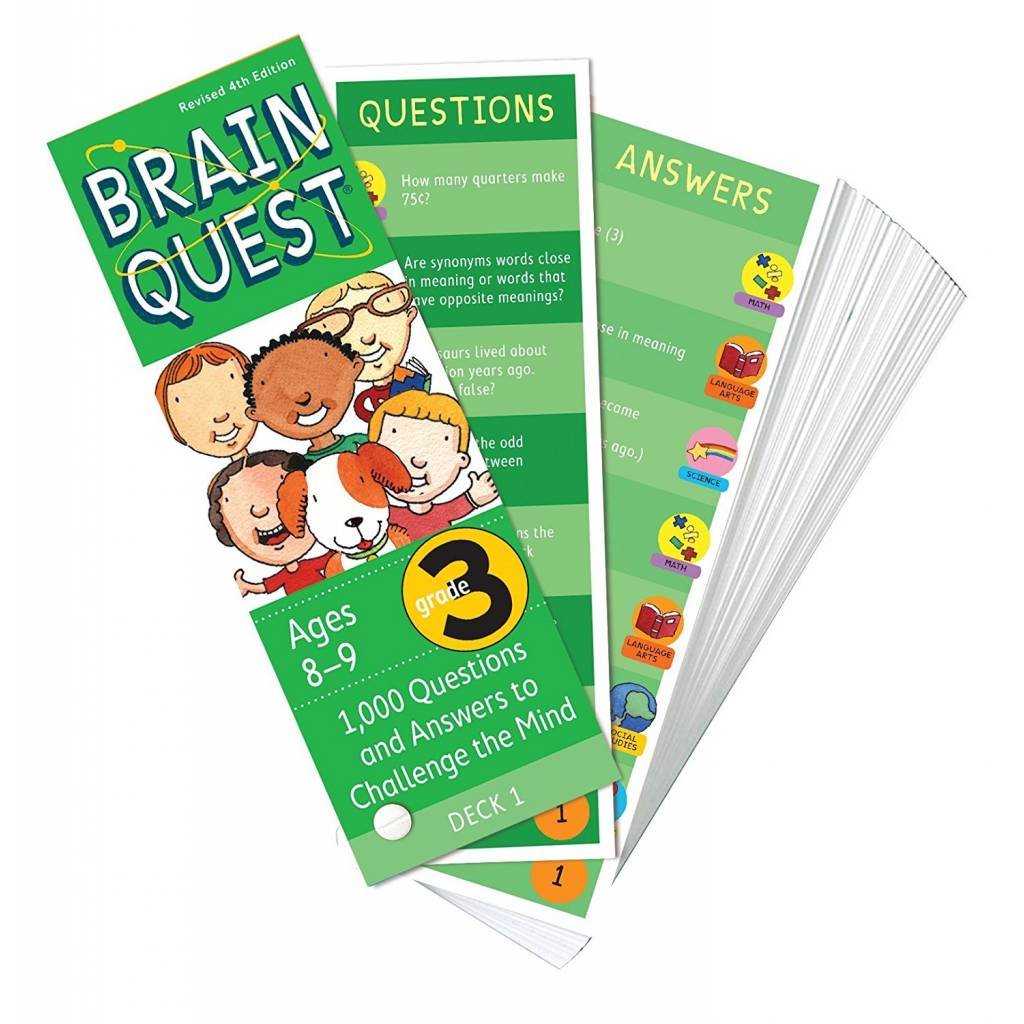 WORKMAN PUBLISHING BRAIN QUEST CARDS GRADE 3