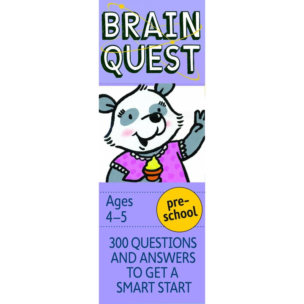 WORKMAN PUBLISHING BRAIN QUEST CARDS PRESCHOOL