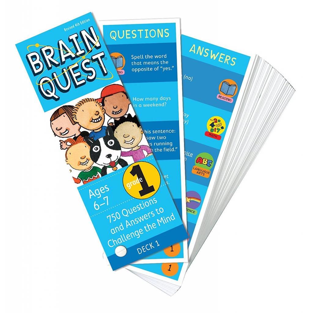 WORKMAN PUBLISHING BRAIN QUEST CARDS GRADE 1