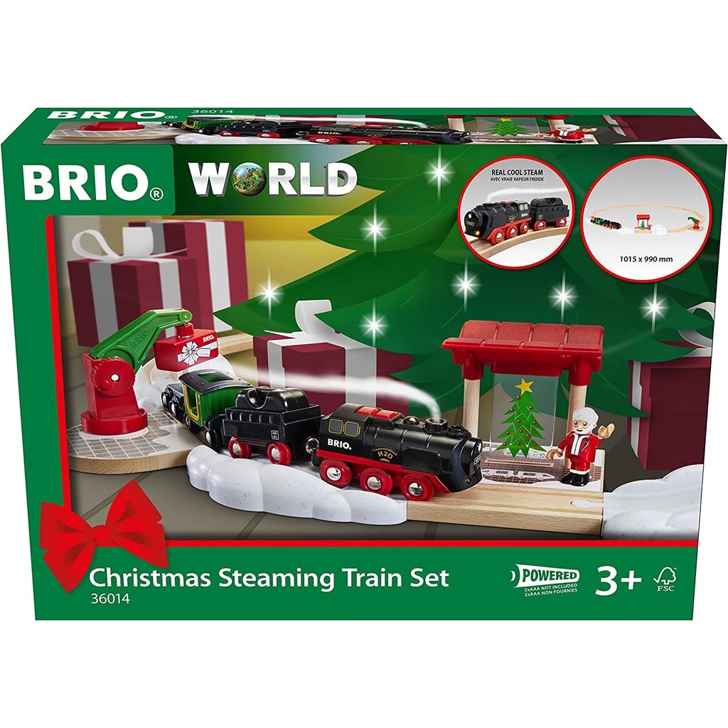 BRIO BRIO CHRISTMAS STEAMING TRAIN