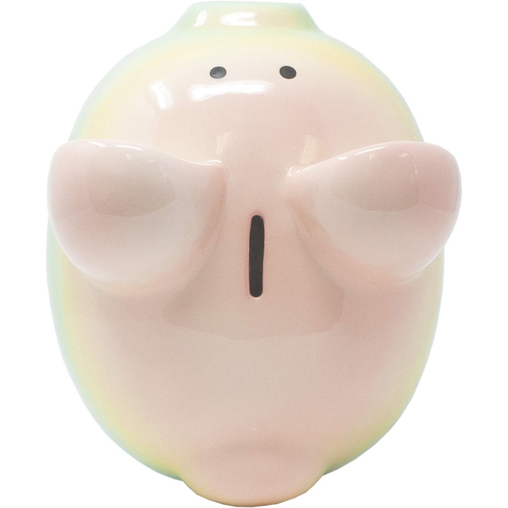 CHILD TO CHERISH BOSS HOG PIGGY BANK RAINBOW